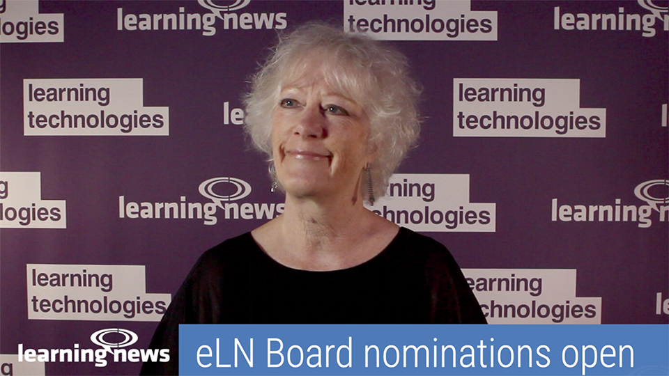 Joan Keevill, outgoing chair, eLN